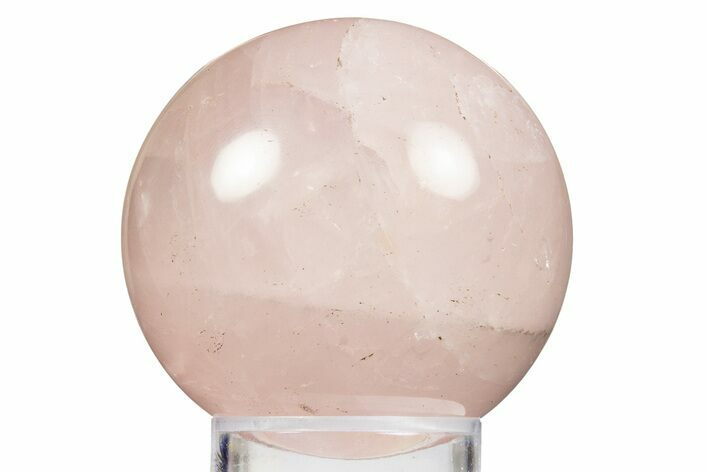 Polished Rose Quartz Sphere - Madagascar #323561